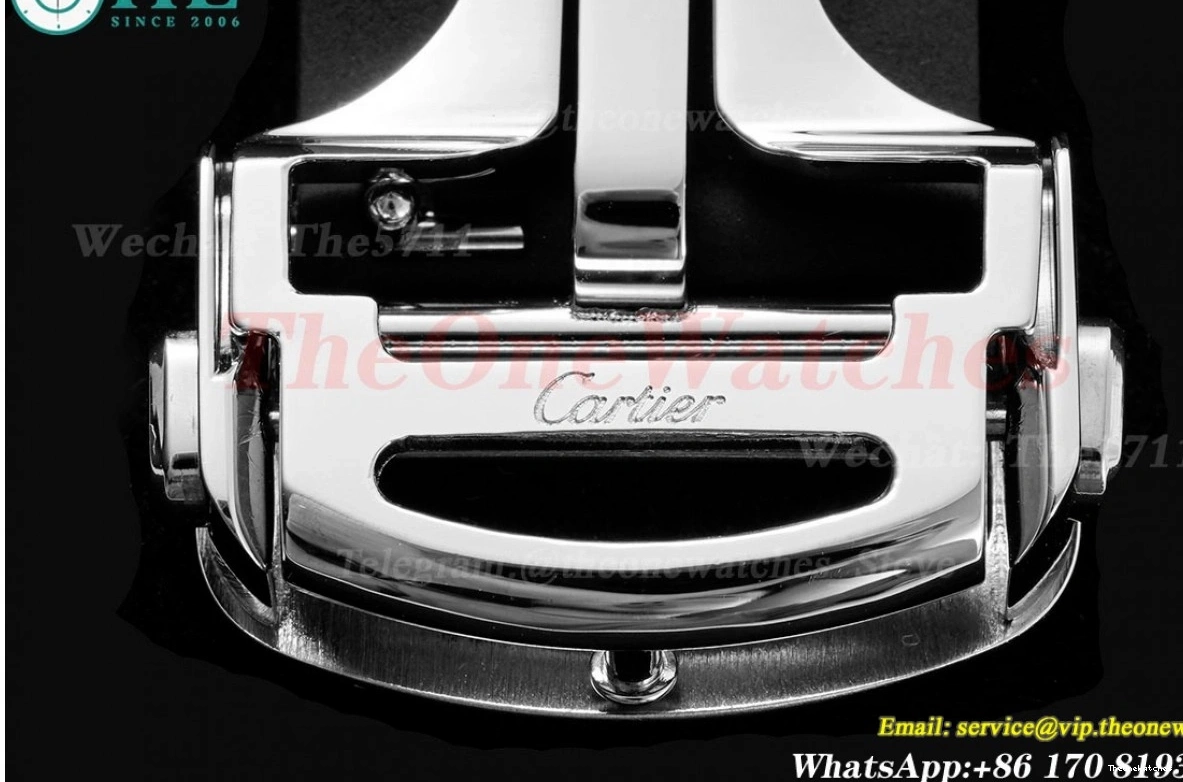 XL MY9019 SS White Cartier De Mens Rmn GF 40MM RU Santos 0408